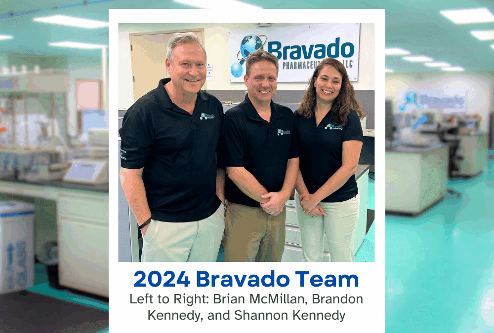 Your 2024 Bravado Pharmaceuticals Leadership Team features Brian McMillan, Brandon Kennedy, and Shannon Kennedy. Bravado Team Mar 4, 2024 1 min read